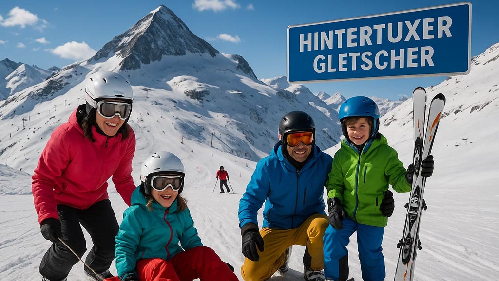Schneespaß am Hintertuxer Gletscher